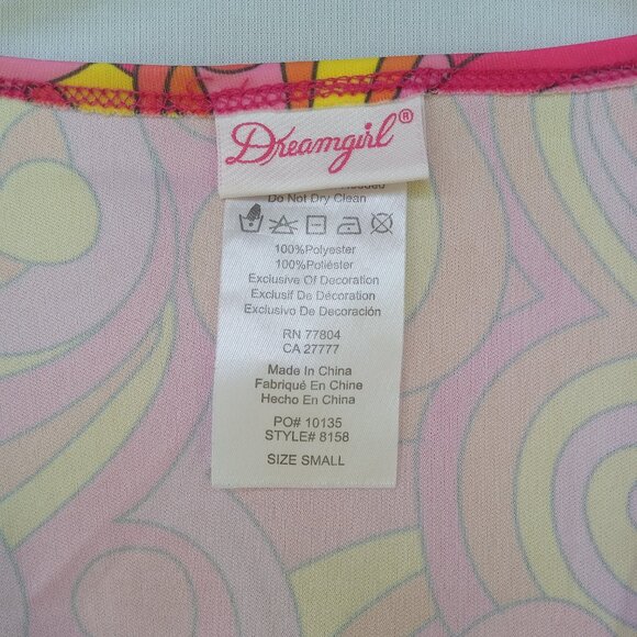 DREAMGIRL 70’S INSPIRED RETRO GO-GO DRESS BELL SLEEVES SIZE SMALL - Picture 2 of 4